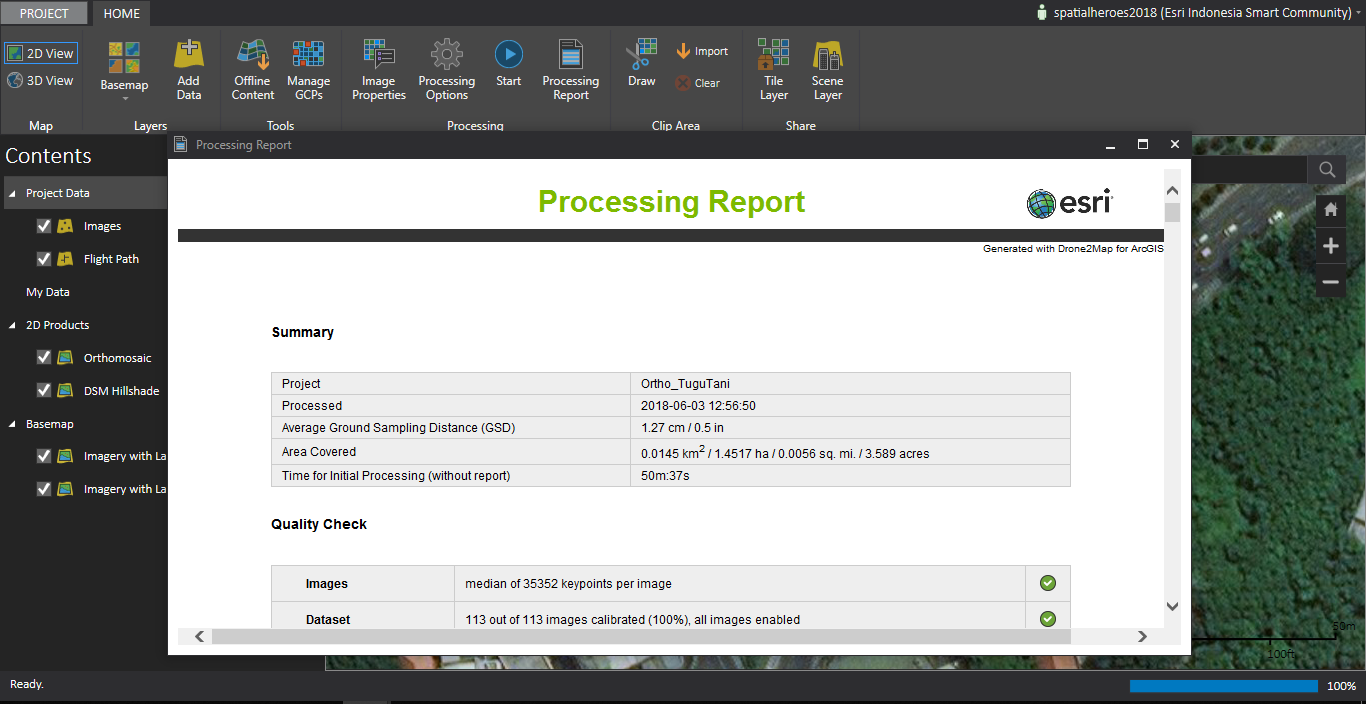 Gambar 10. Processing Reports